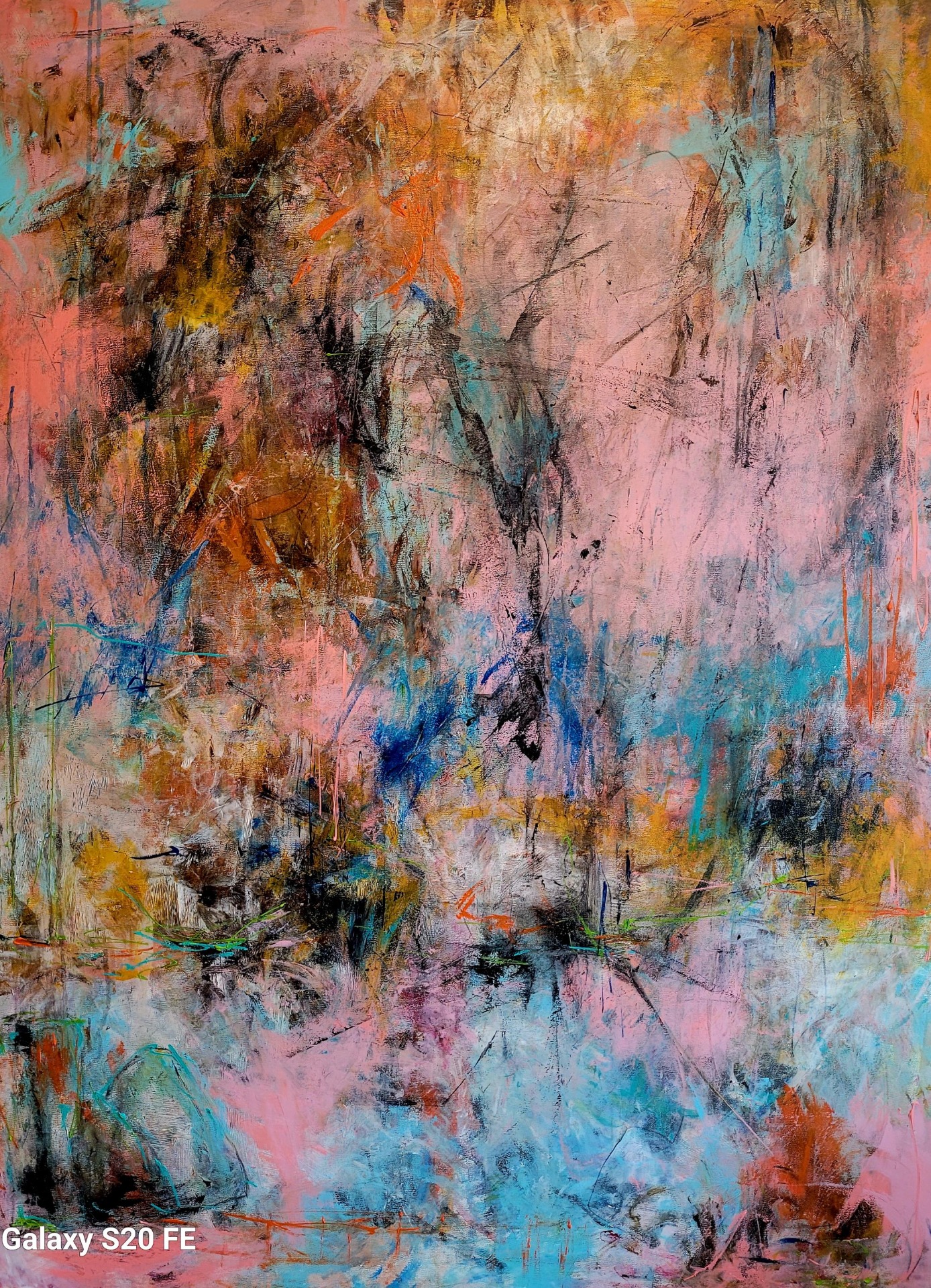 Abstrakt 90 x 120 cm 8.900 kr