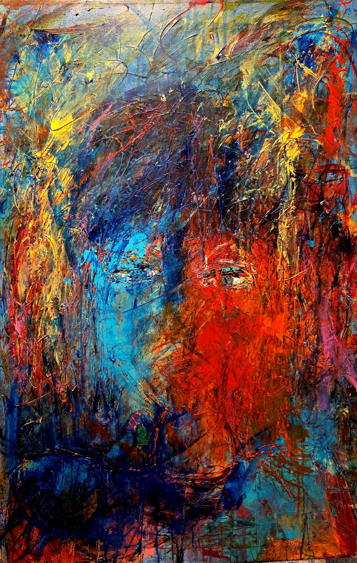 Indre landskab 60 x 90 cm 4700 kr